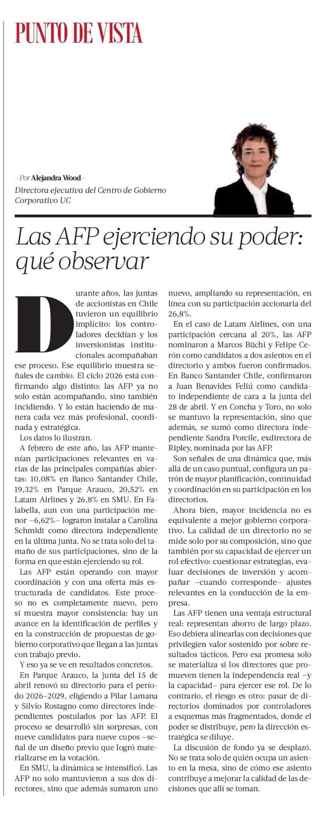 AFP ejerciendo su poder