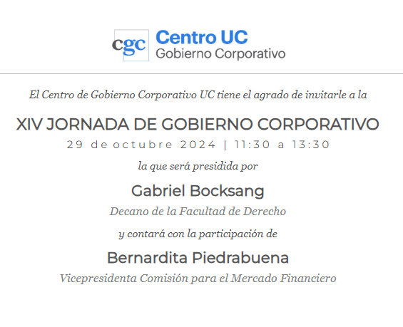 XIV Jornada Gobierno Corporativo 2024