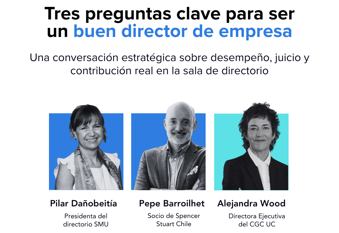 Webinar “Tres preguntas clave para ser un buen director de empresa”