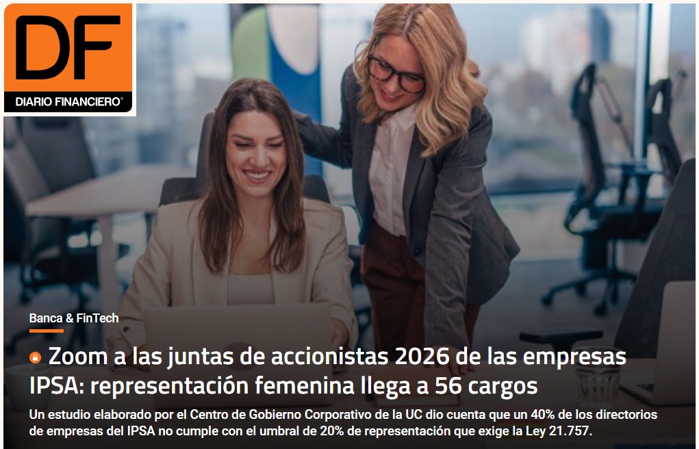 Estudio CGC UC representación femenina en empresas IPSA