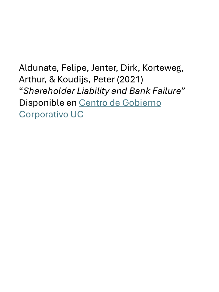Shareholder Liability and Bank Failure