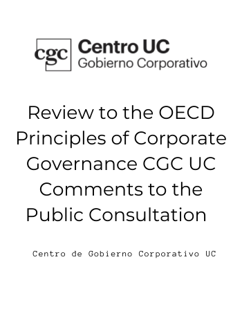 Comentarios CGCUC Review to the OECD Principles CG