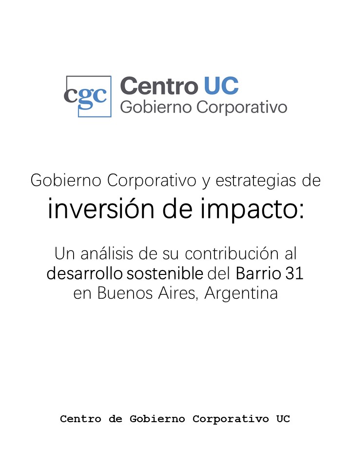 Gobierno Corporativo y estrategias de inversión de impacto: Barrio 31 en Buenos Aires, Argentina
